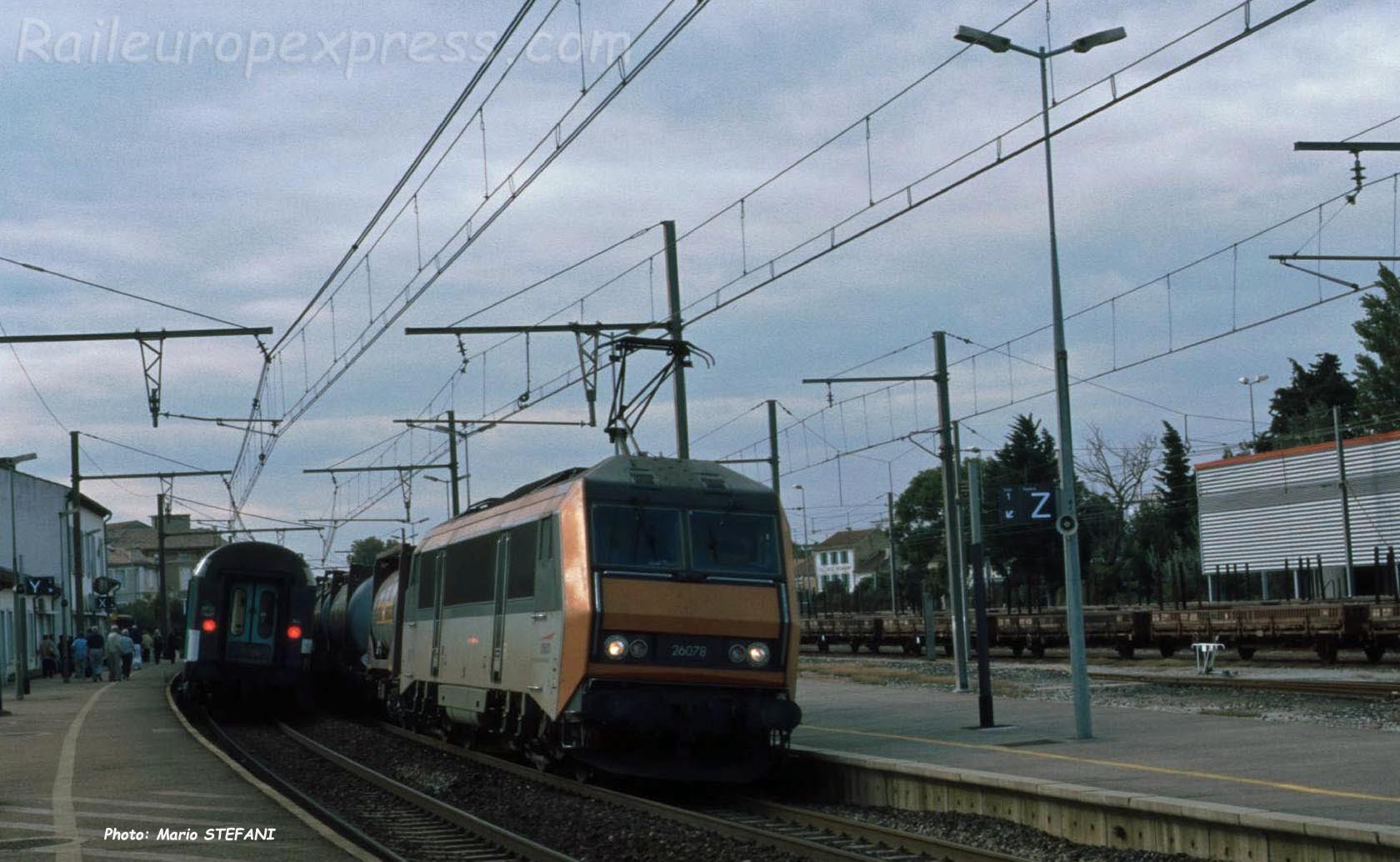 BB 26078 SNCF à Orange (F-84)