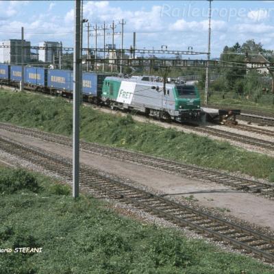 BB 37027 SNCF à Muttenz (CH)