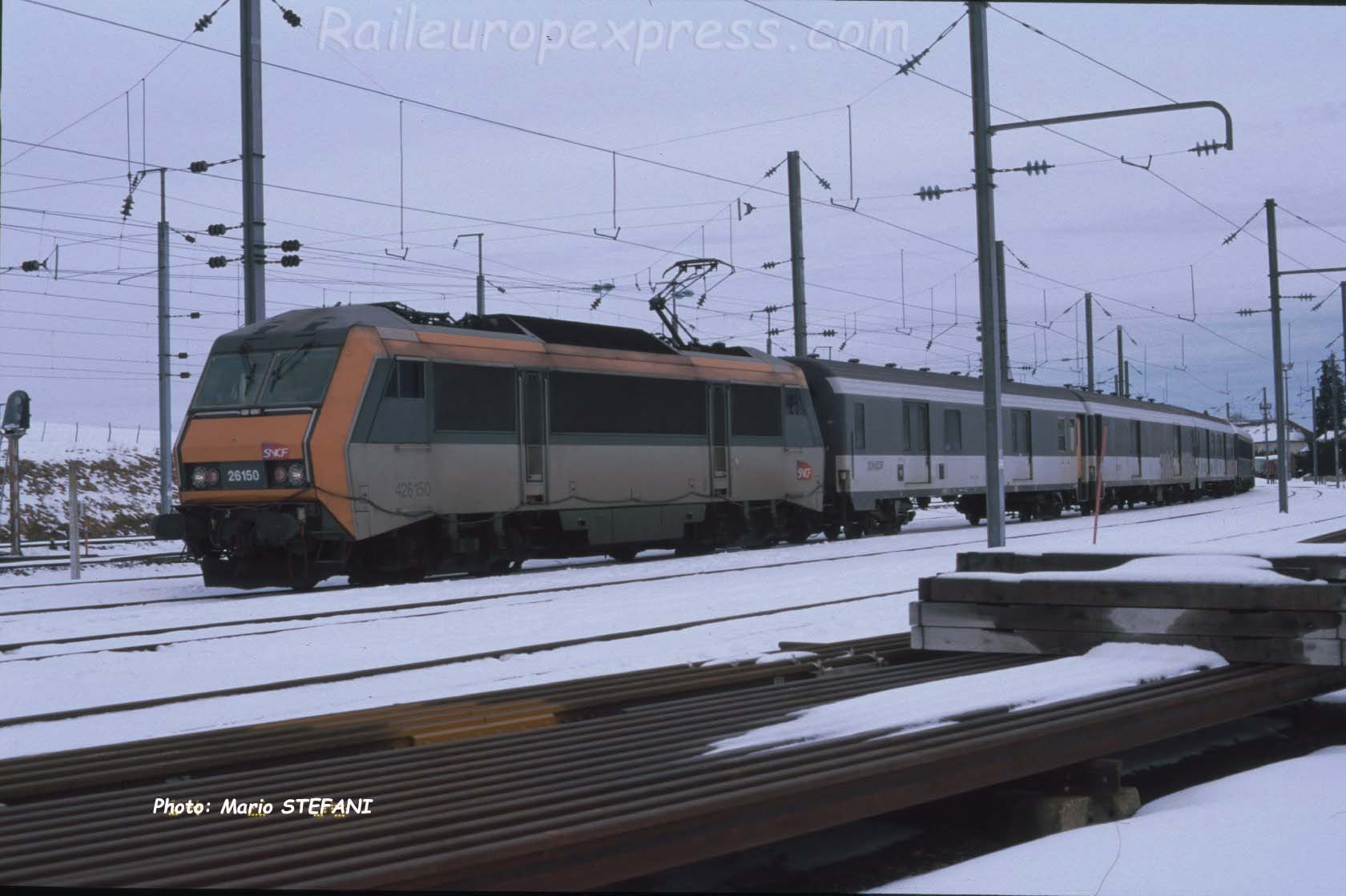 BB 26150 SNCF à Frasne (F-25)