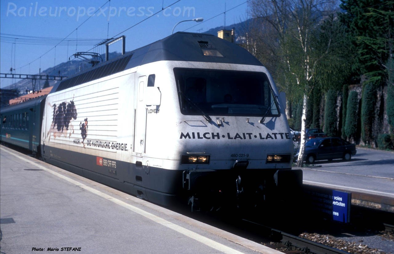 Re 460 021-9 CFF à Sion (CH)