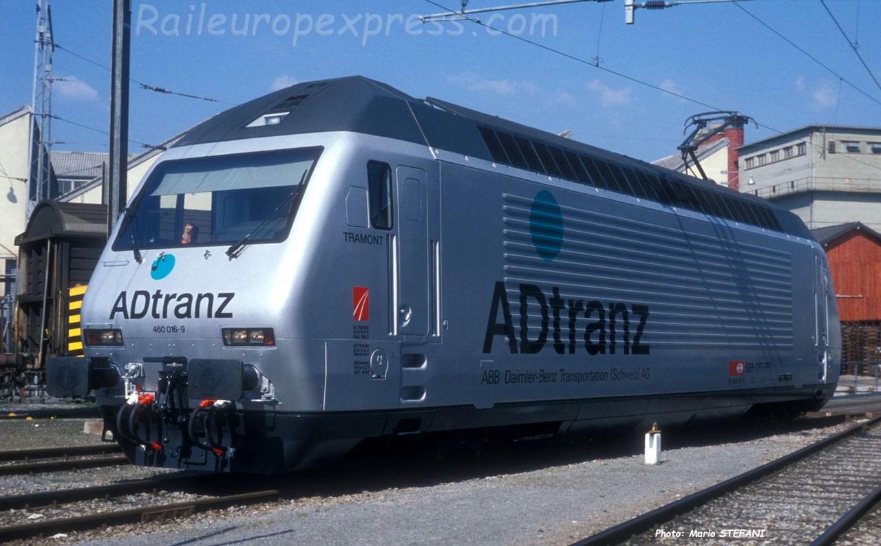 Re 460 016-9 CFF à Yverdon (CH)