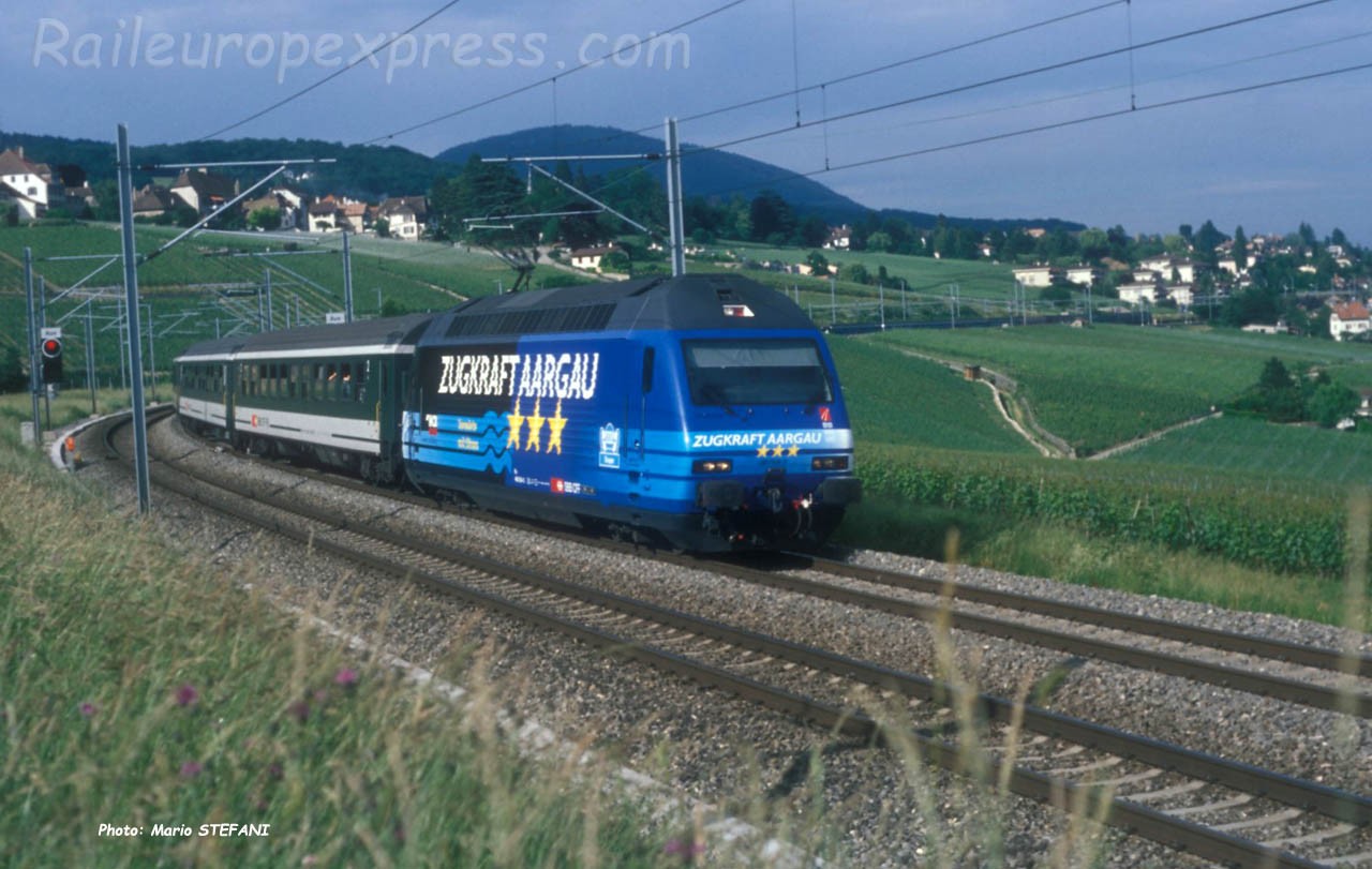 Re 460 034-2 CFF à Auvernier (CH)