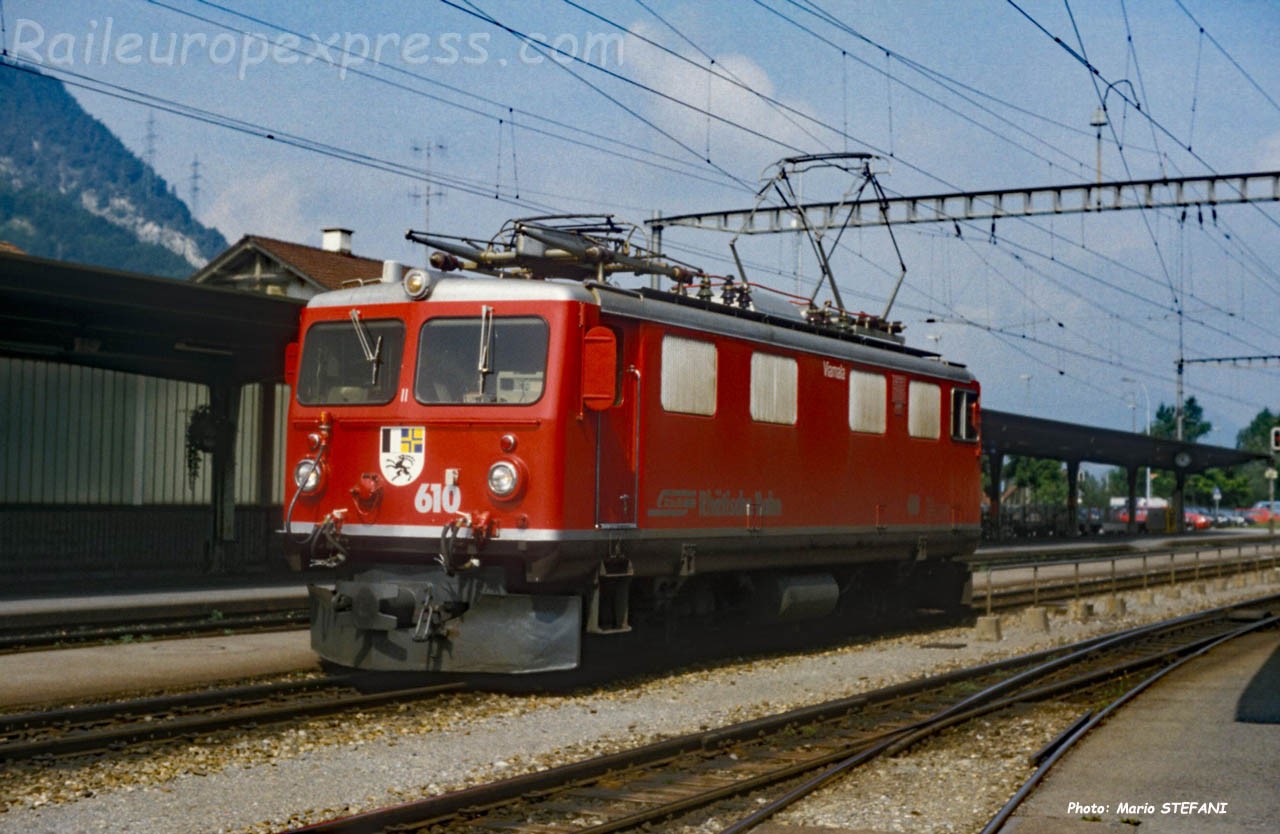 Ge 4/4 I 610 RhB à Lanquart