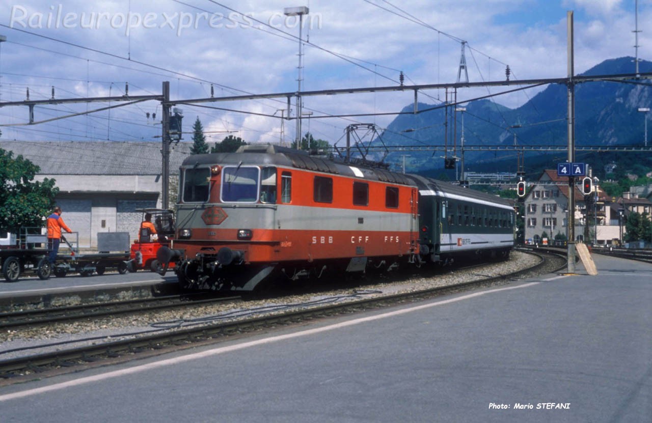 Re 4/4 II 11108 CFF à Chur (CH)