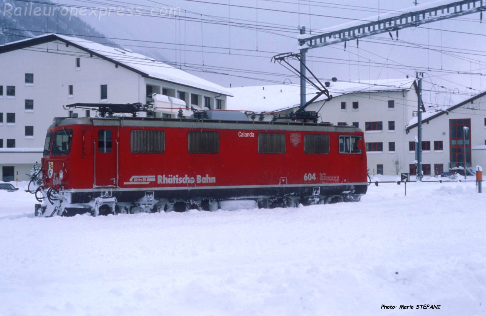 Ge 4/4 II 629 RhB à Samedan (CH)