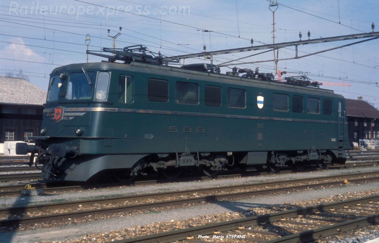 Ae 6/6 11411 CFF à Solothurn (CH)