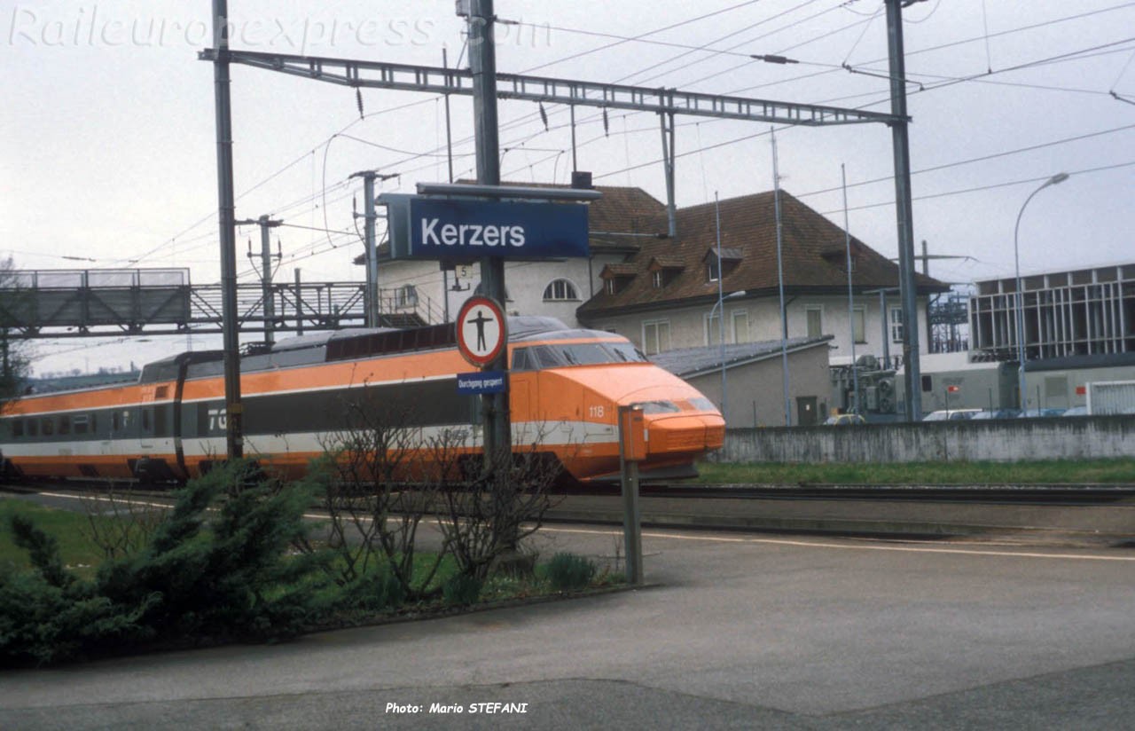 TGV SNCF à Kerzers (CH)