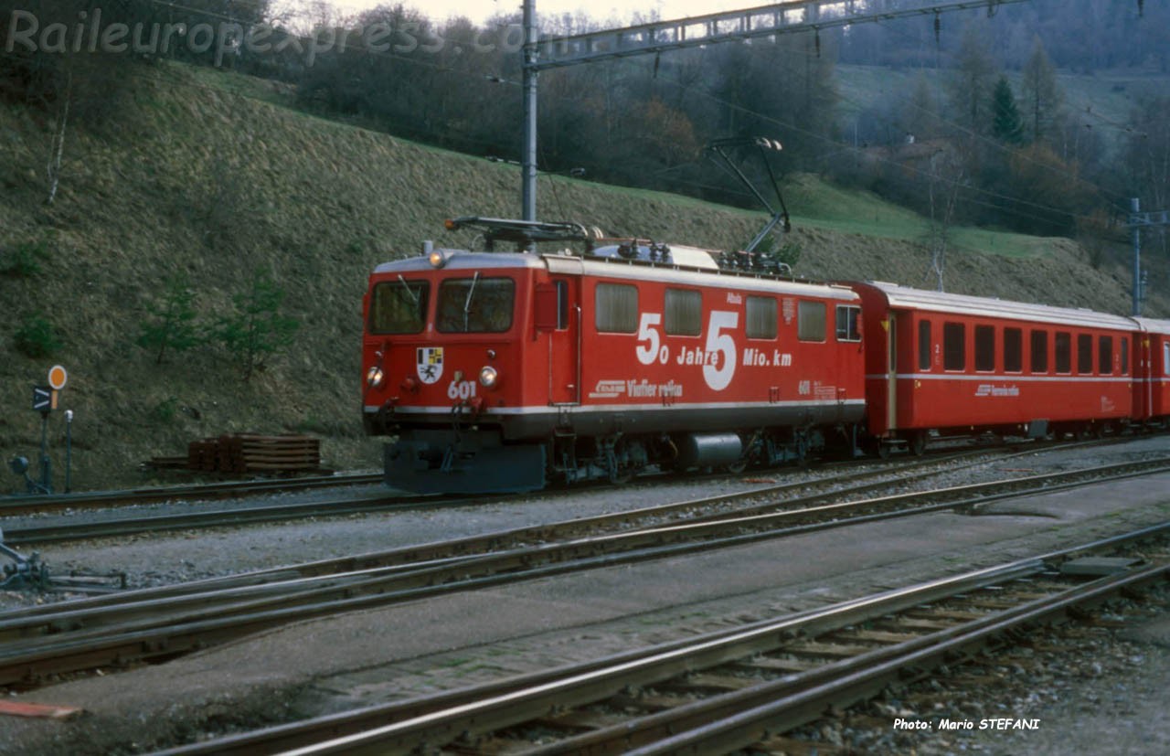 Ge 4/4 I 601 RhB à Filisur (CH)