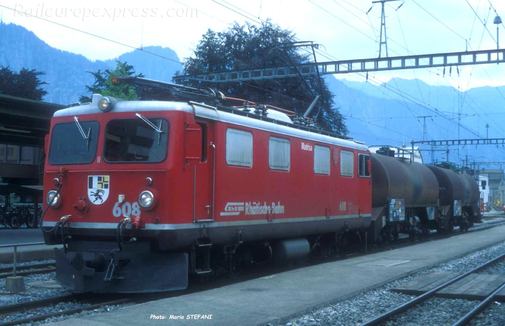 Ge 4/4 I 608 RhB à Landquart (CH)