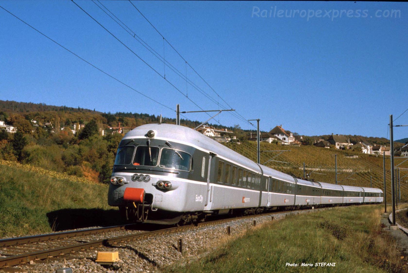 RABe CFF à Auvernier (CH)