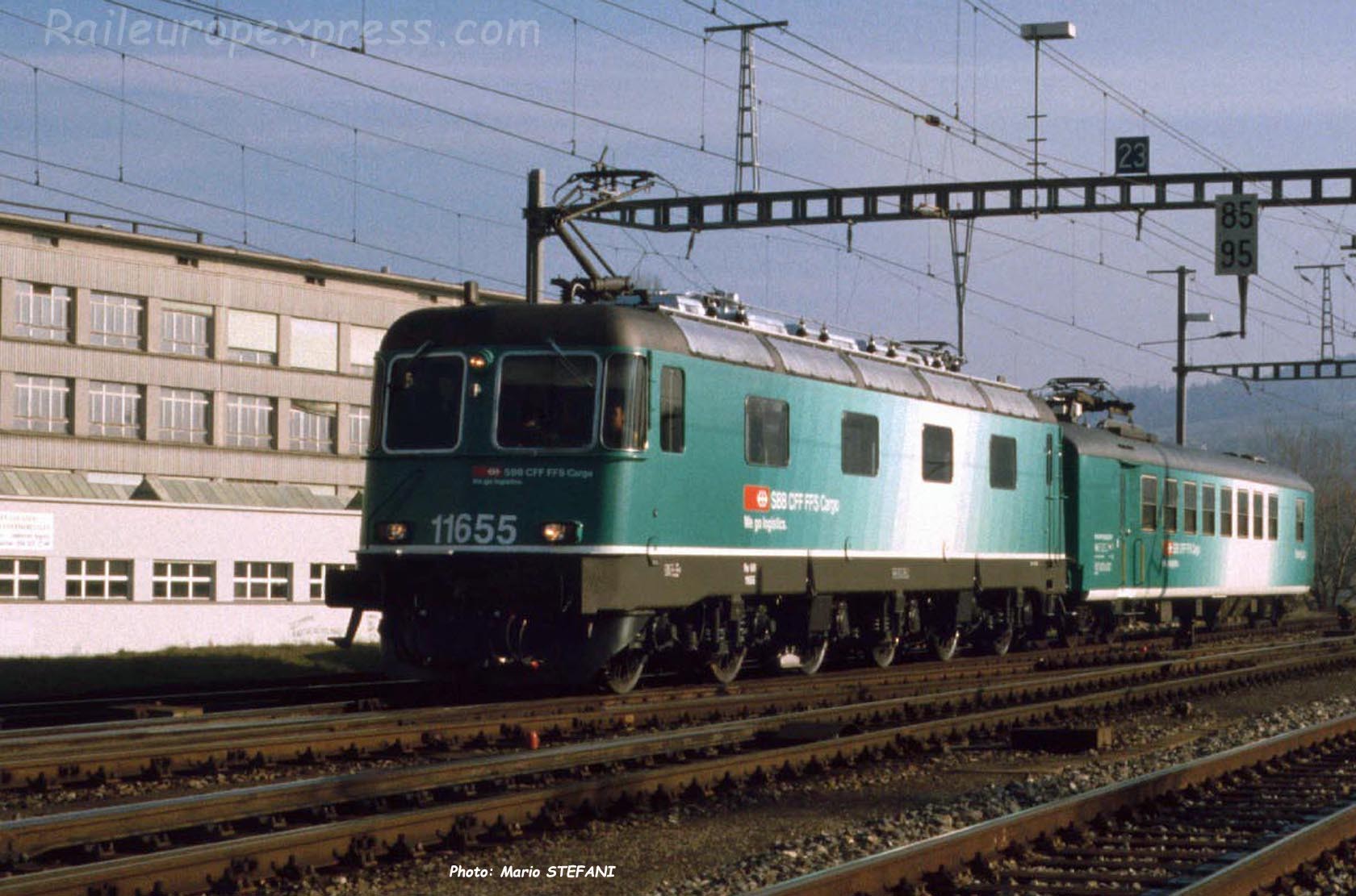 Re 6/6 11655 CFF à Yverdon (CH)