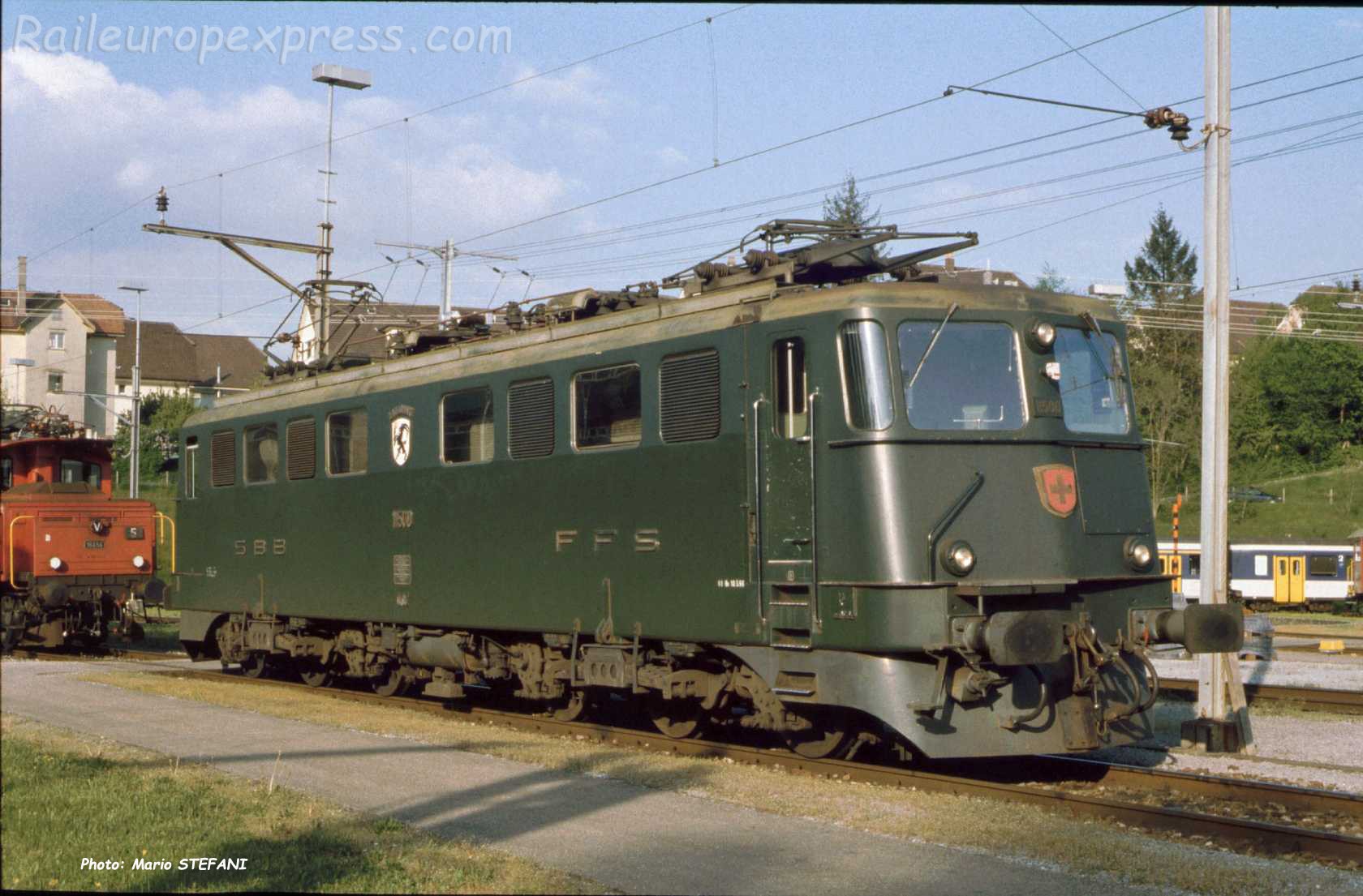 Ae 6/6 11500 CFF à Bienne (CH)