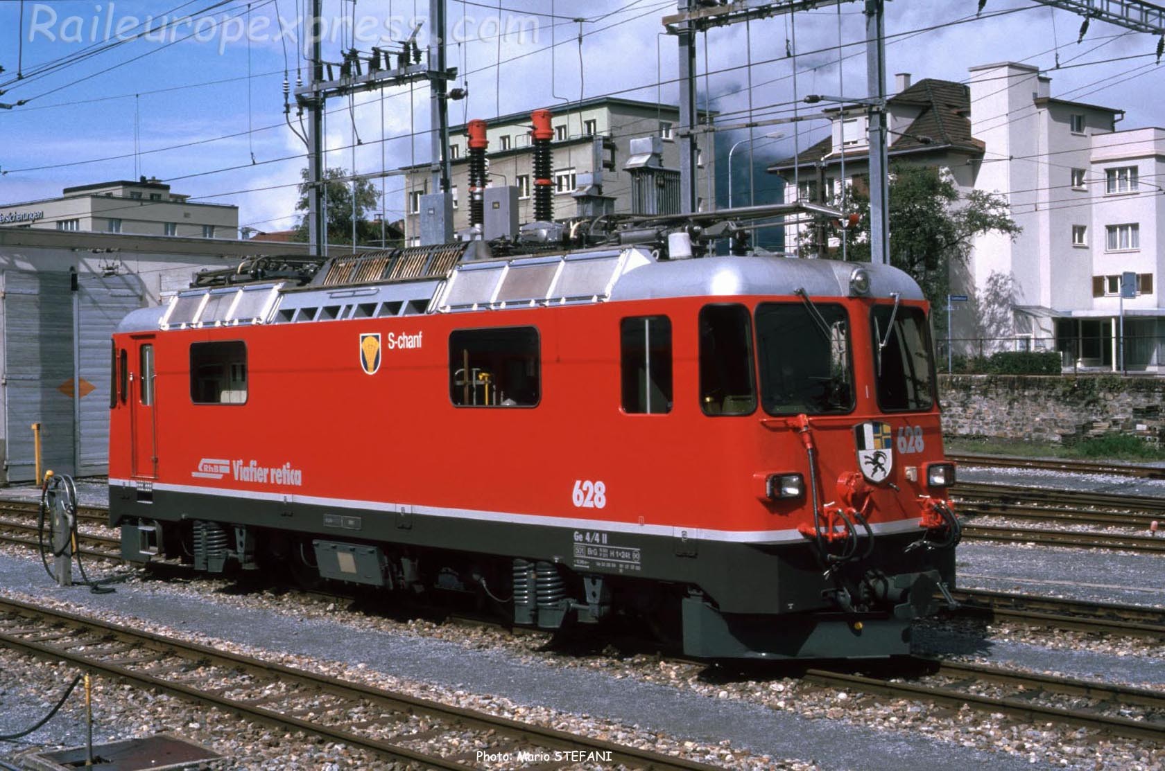 Ge 4/4 II 628 RhB à Chur (CH)