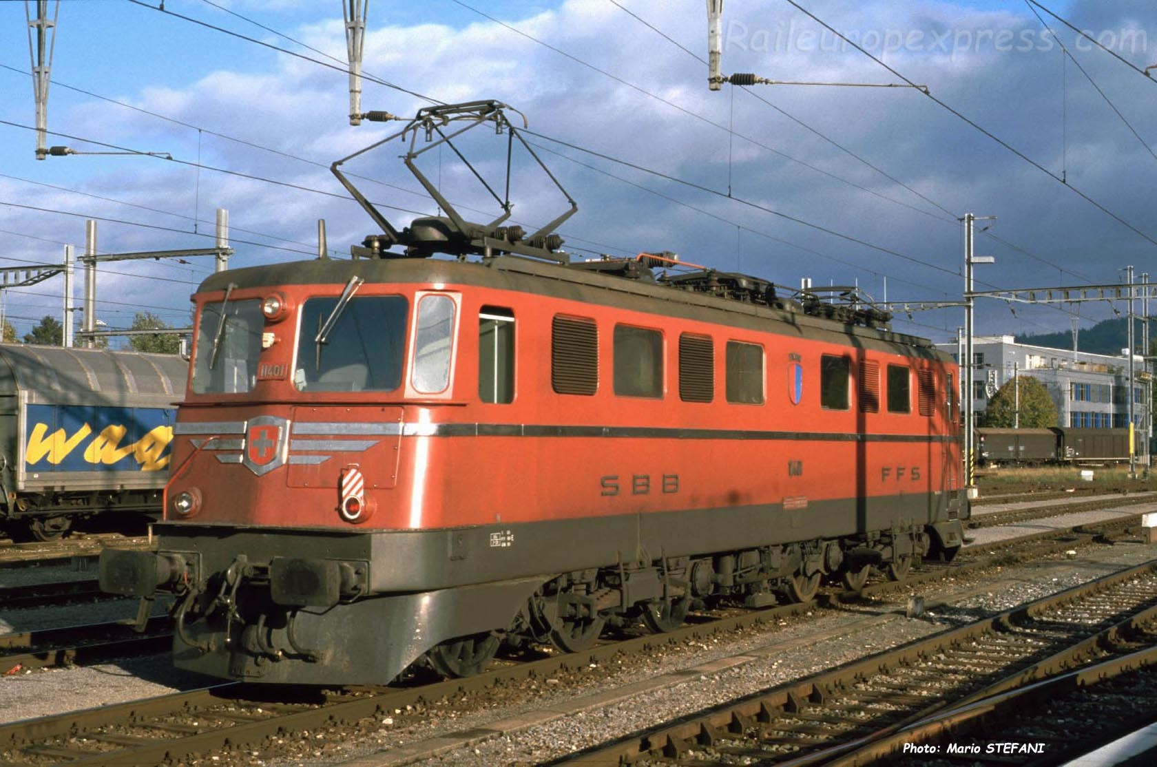 Ae 6/6 11401 CFF à Yverdon (CH)