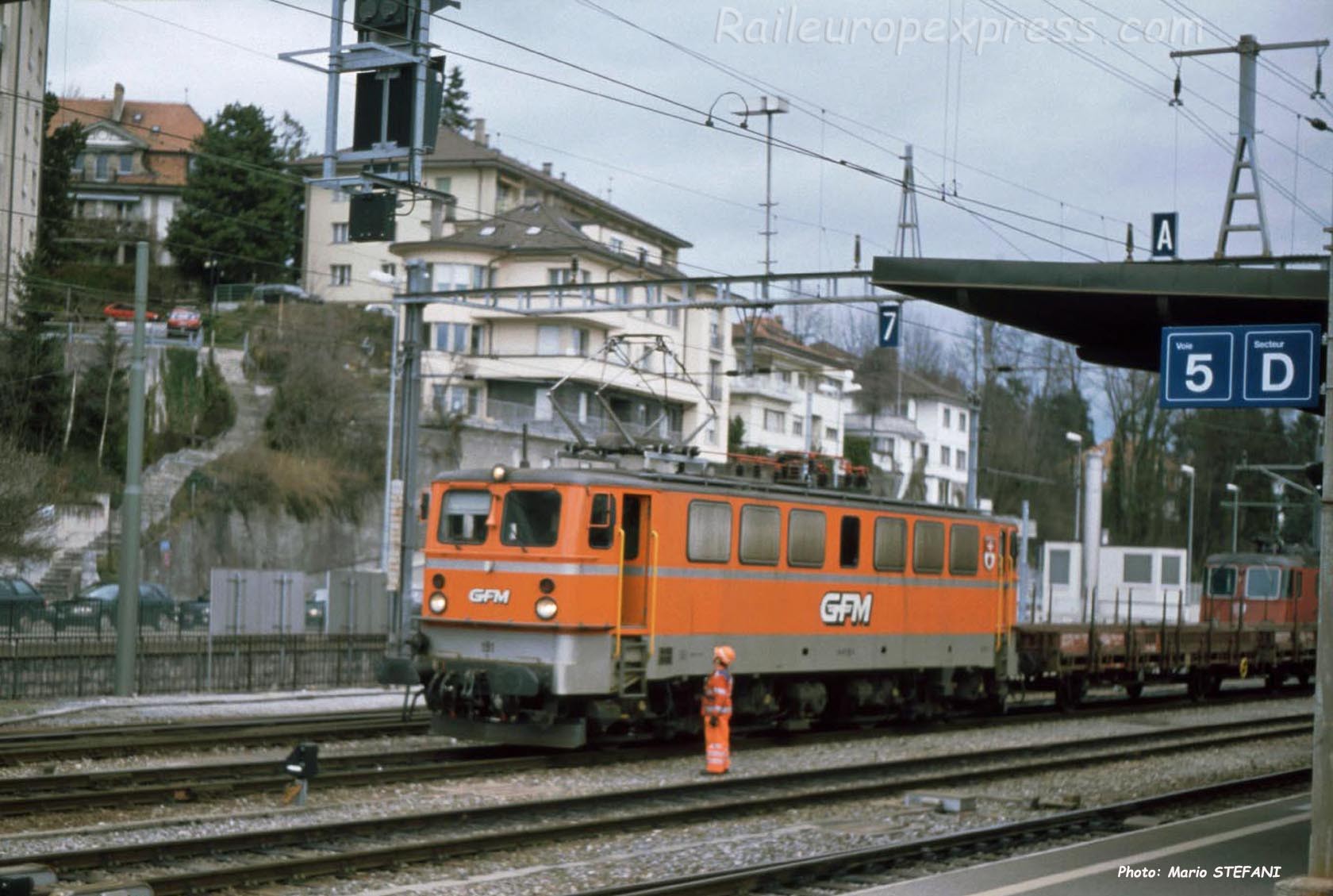 Ae 4/4 7 GFM à Fribourg (CH)