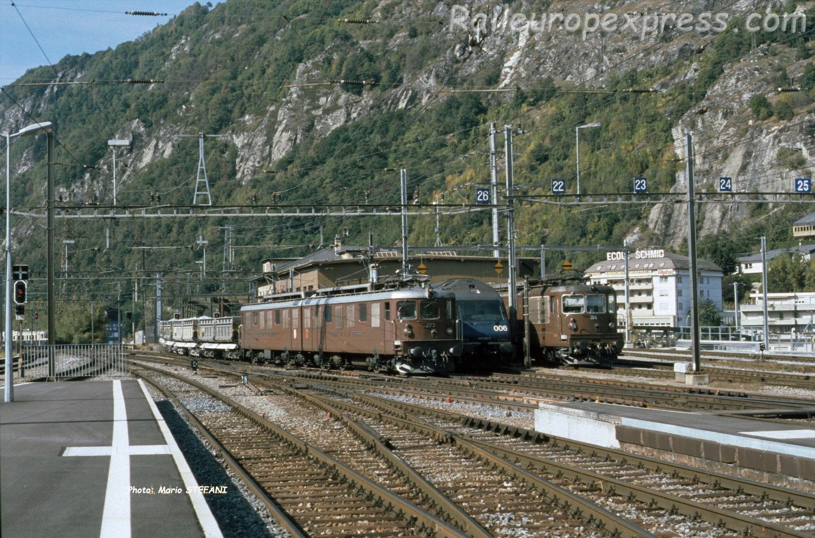 Ae 8/8 273 BLS à Brig (CH)