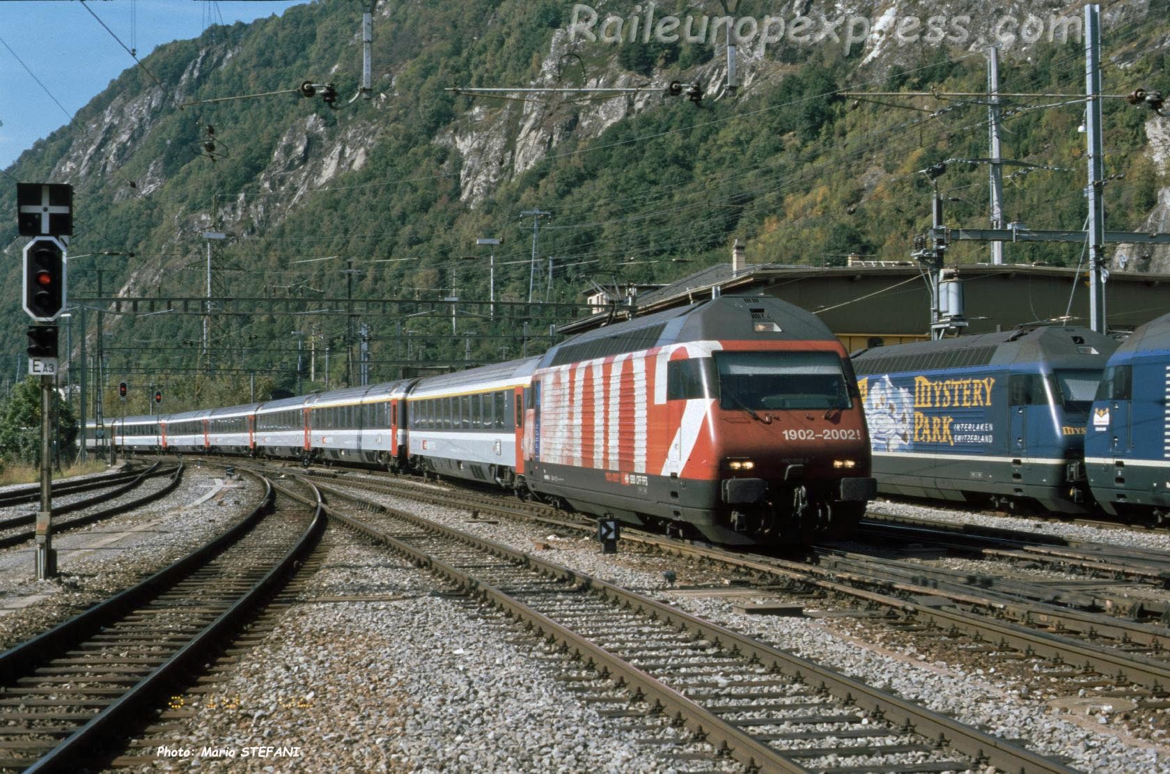 Re 460 CFF à Brig (CH)