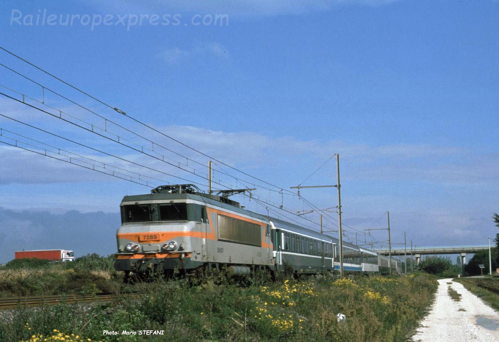 BB 7289 SNCF à Pierrelatte (F-26)