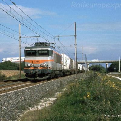 BB 7395 SNCF à Pierrelatte (F-26)