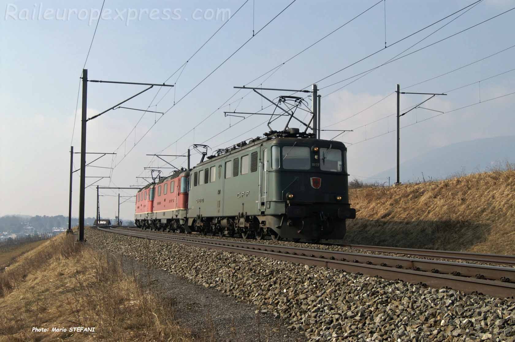 Ae 6/6 11427 CFF à Auvernier (CH)