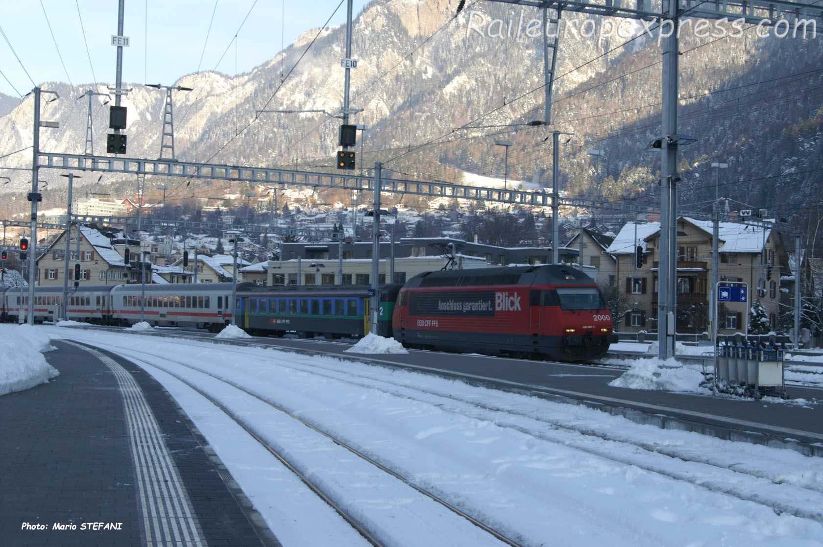 Re 460 087-0 CFF à Chur (CH)