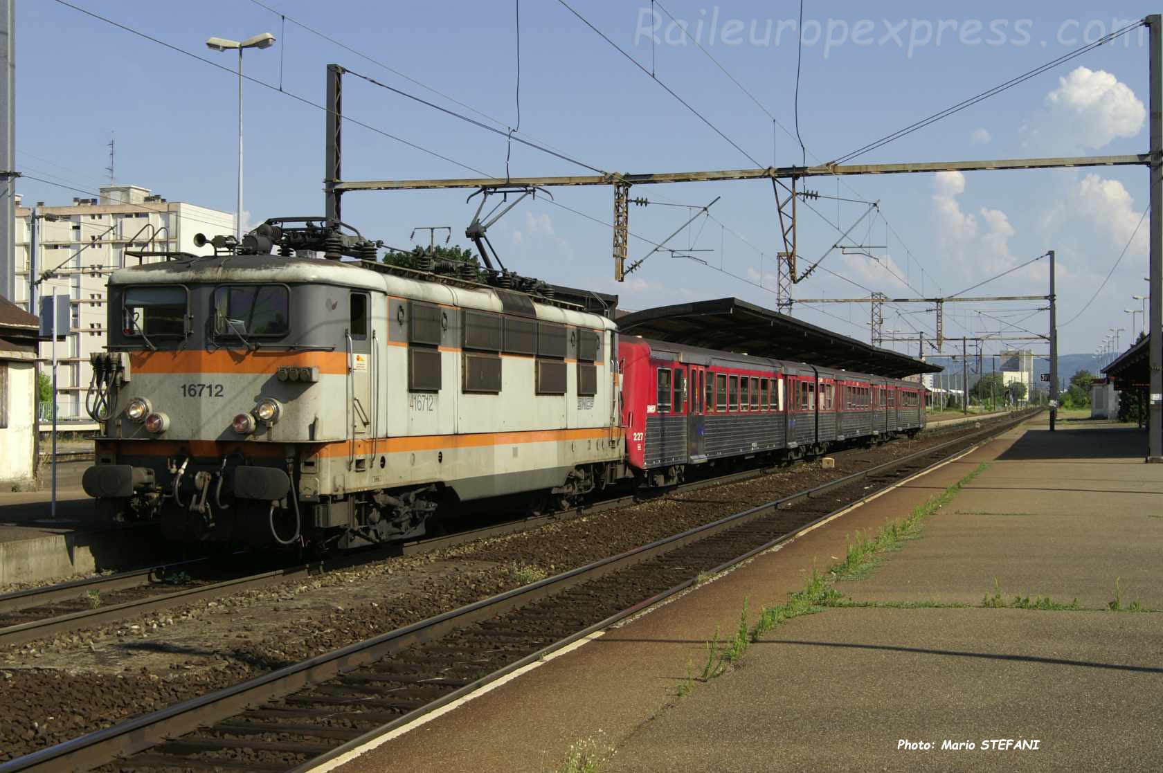 BB 16712 SNCF à Saint Louis (F-68)