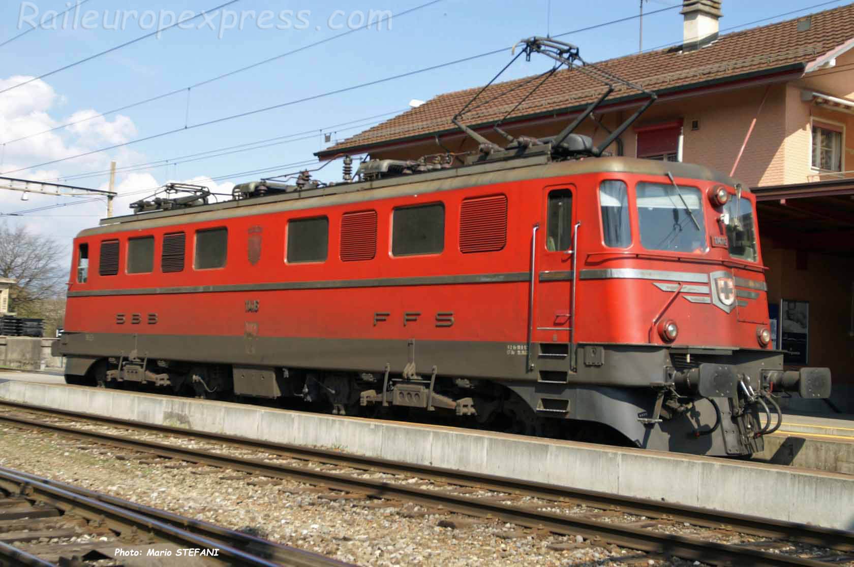 Ae 6/6 11416 CFF à Gerlafingen (CH)