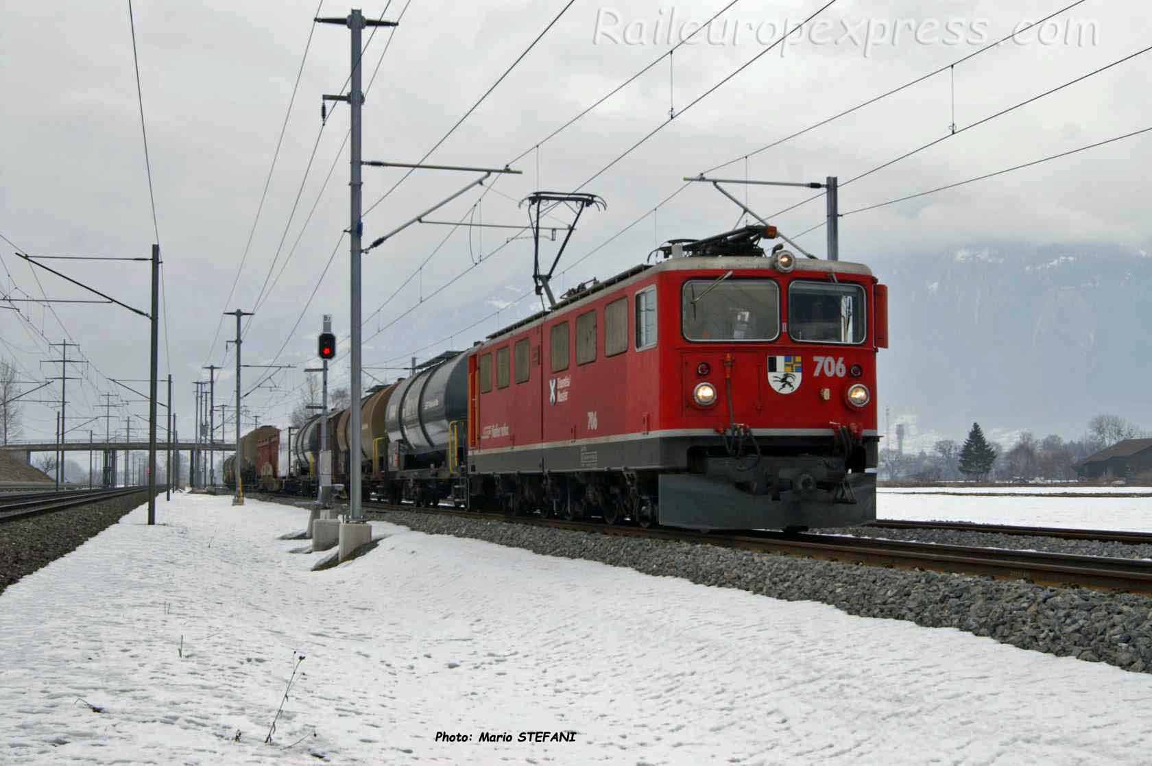 Ge 6/6 II 706 RhB à Zizers (CH)