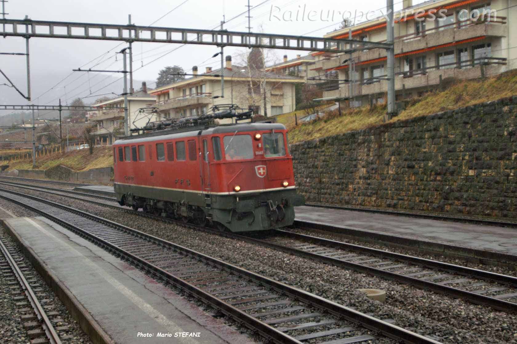 Ae 6/6 11441 CFF à Auvernier (CH)