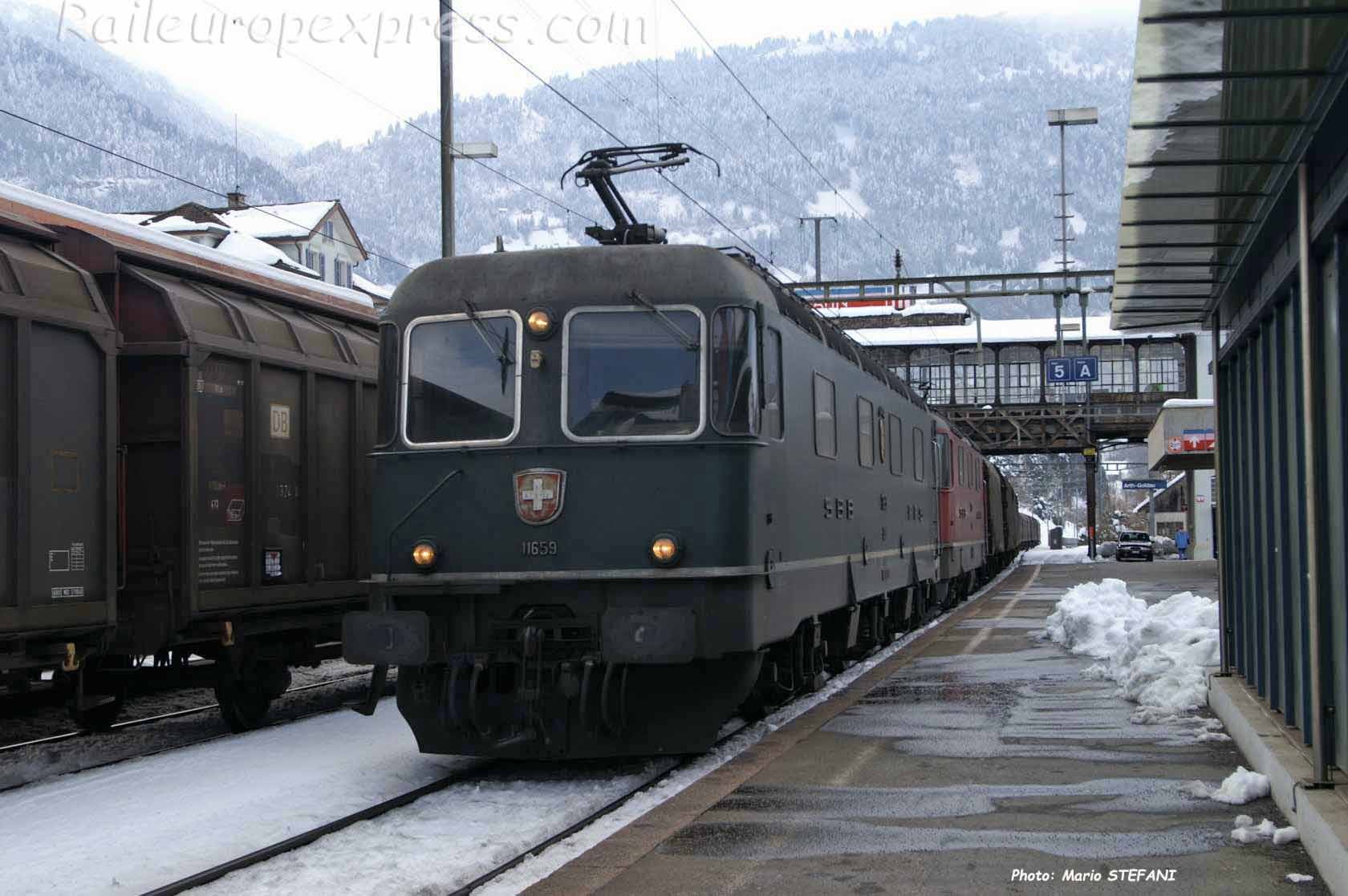 Re 6/6 11659 CFF à Arth Goldau (CH)