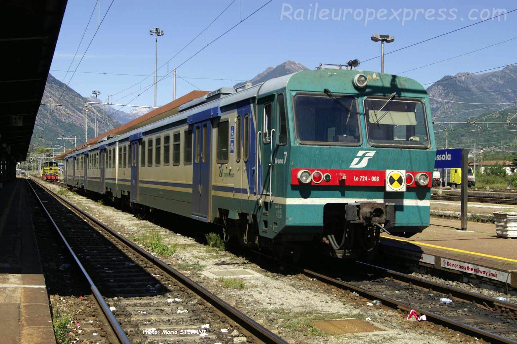 Le 724 008 FS à Domodossola (I)