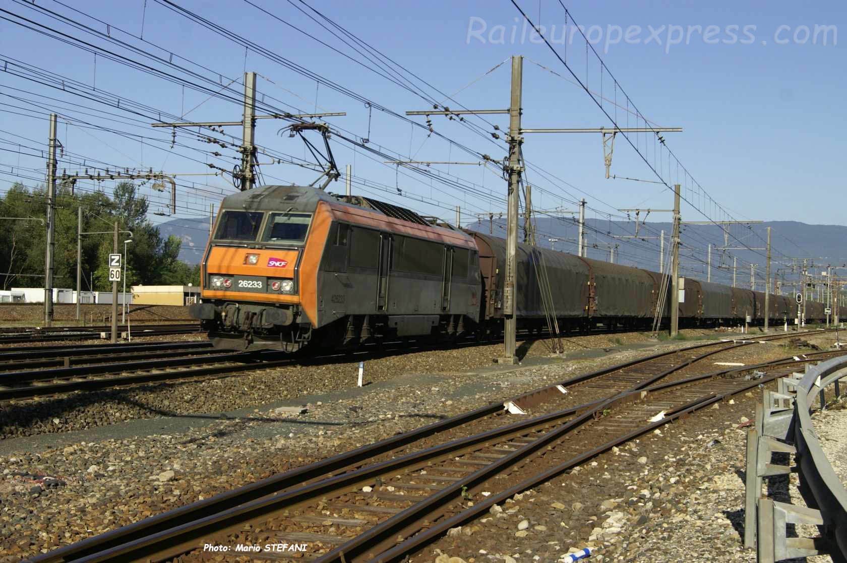 BB 26233 SNCF à Culoz (F-01)