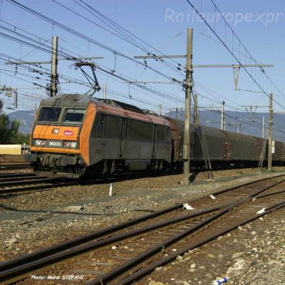 BB 26233 SNCF à Culoz (F-01)