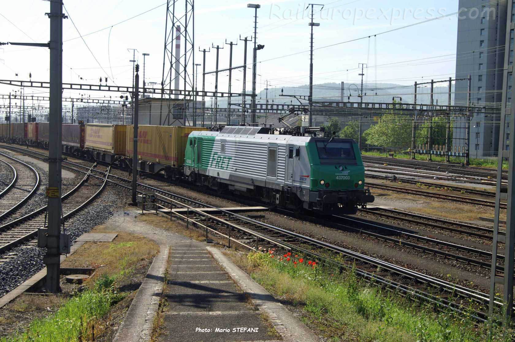 BB 37003 SNCF à Muttenz (CH)