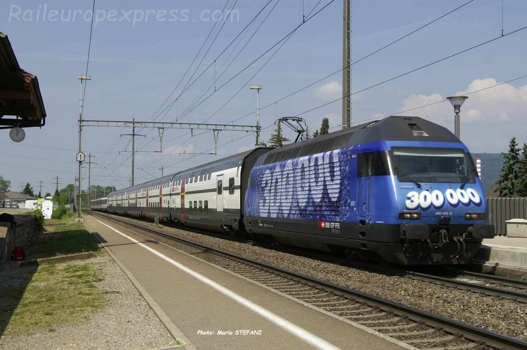 Re 460 CFF à Heiken (CH)
