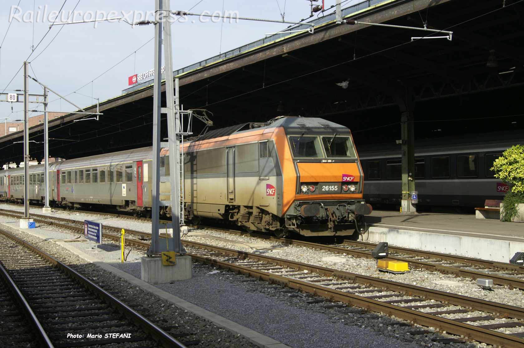 BB 26155 SNCF à Basel (CH)