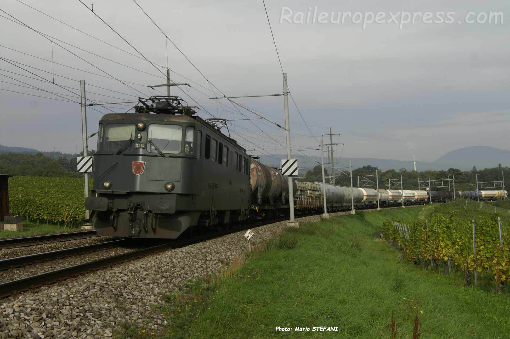 Ae 6/6 11514 CFF à Boudry (CH)