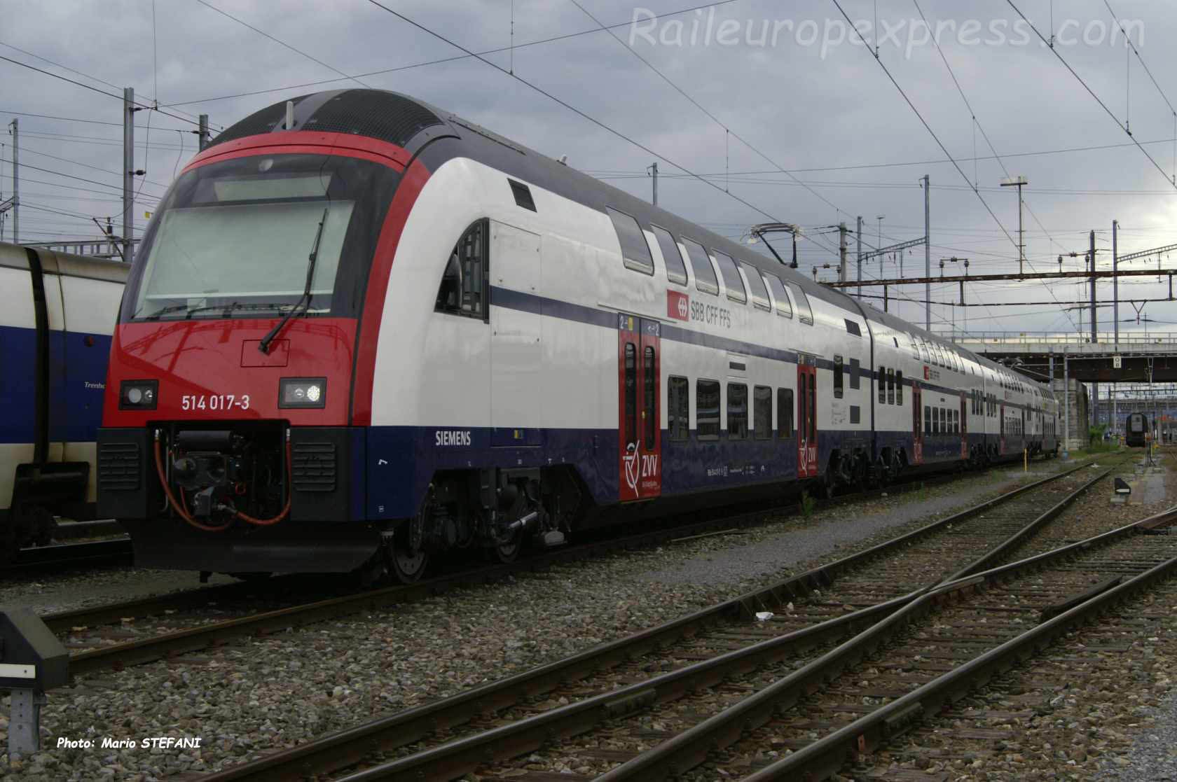 RABe 514 017-3 CFF à Zürich (CH)