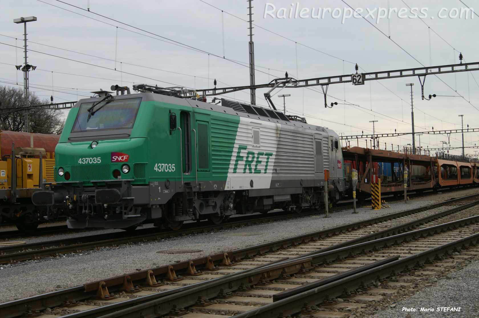 BB 37035 SNCF à Muttenz (CH)