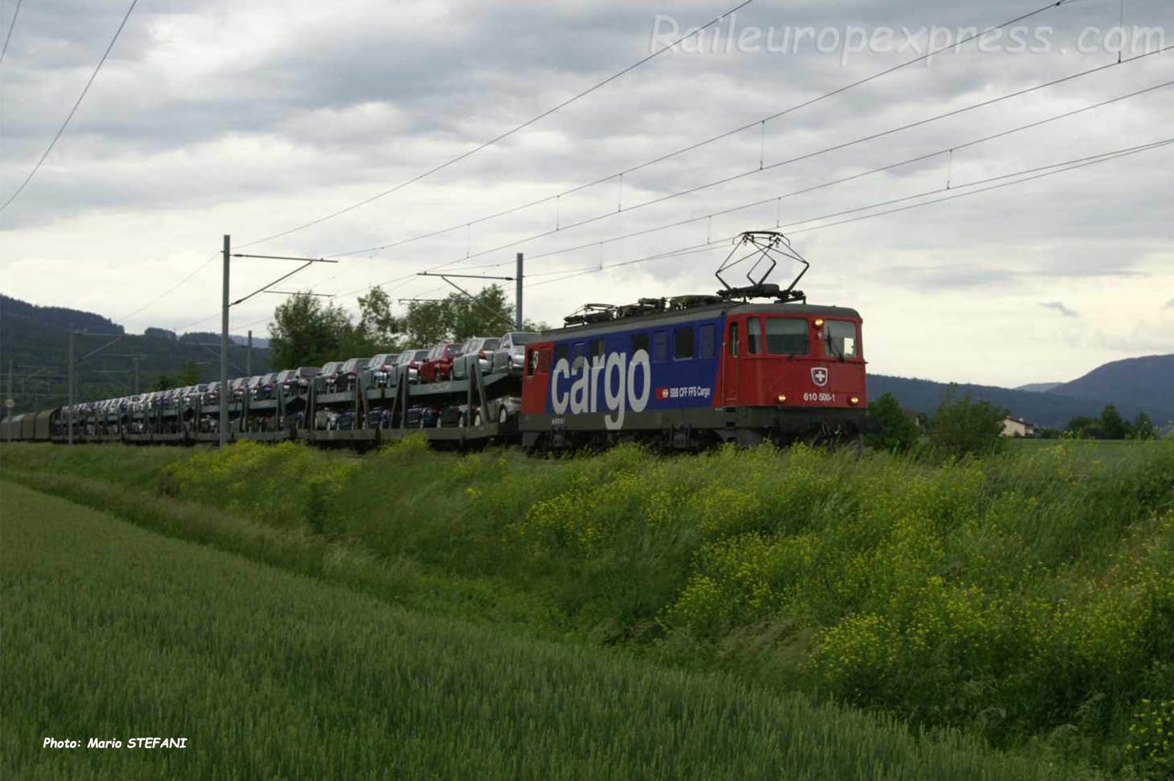 Ae 610 500-1 CFF à Perreux (CH)