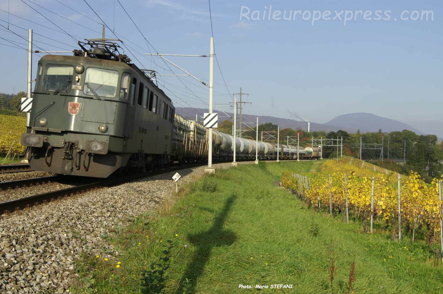 Ae 6/6 11501 CFF à Boudry (CH)