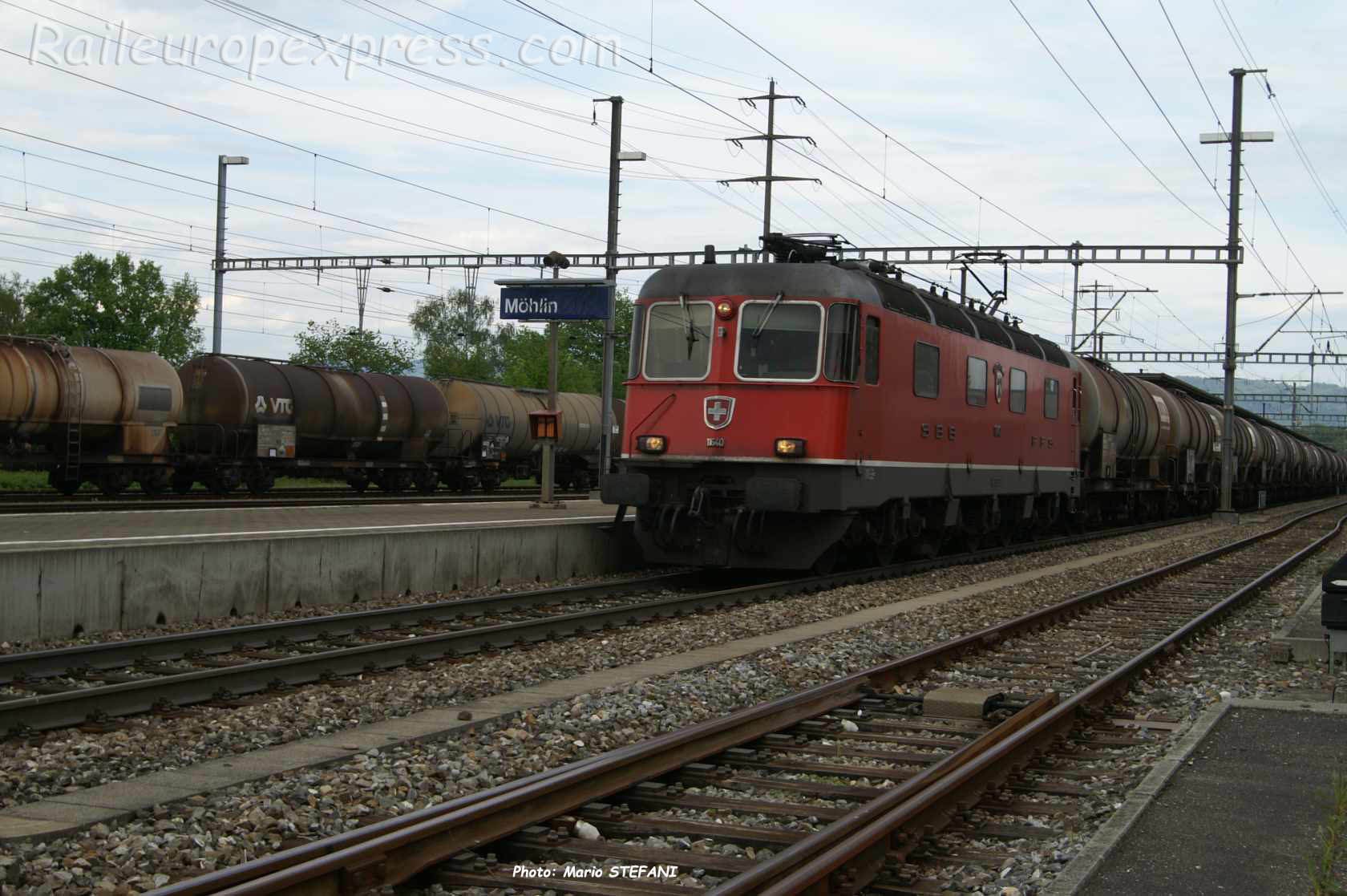 Re 6/6 11640 CFF à Möhlin (CH)