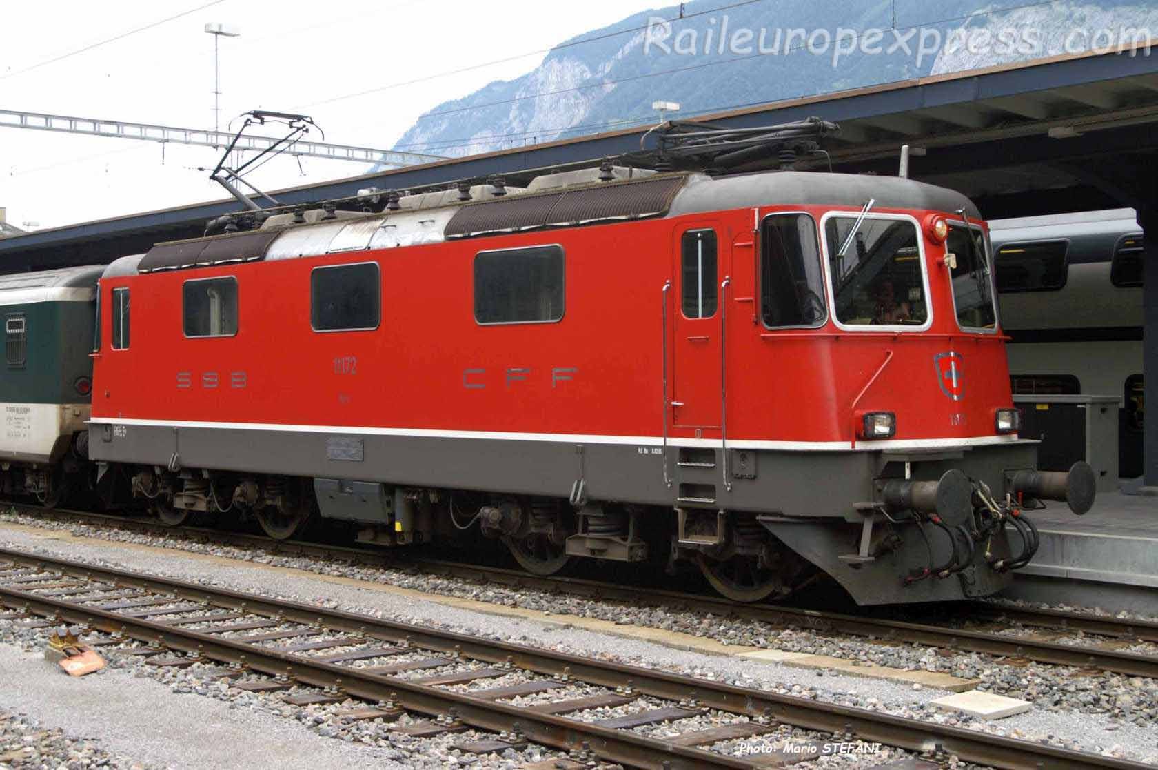 Re 4/4 II 11172 CFF à Chur (CH)