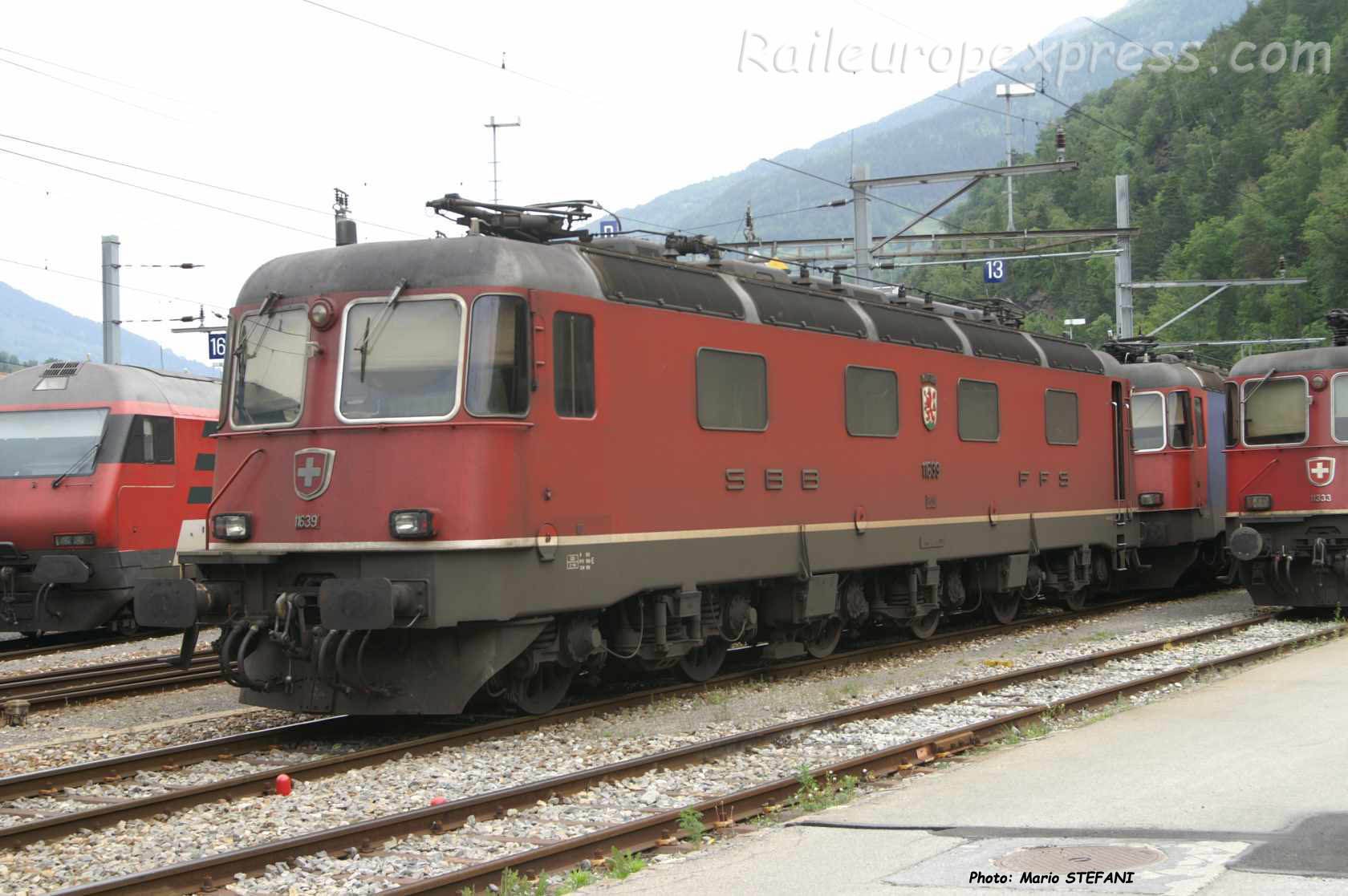 Re 6/6 11639 CFF à Brig (CH)