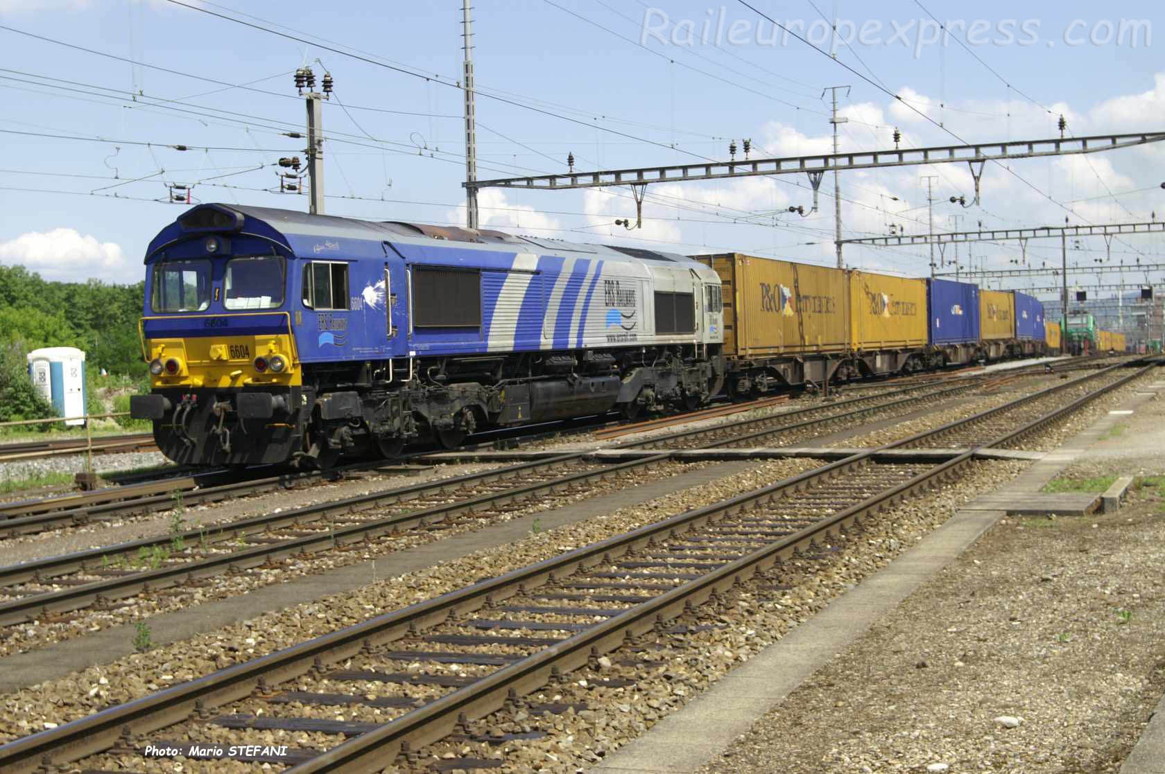 Class 66 6604 ERS à Muttenz (CH)
