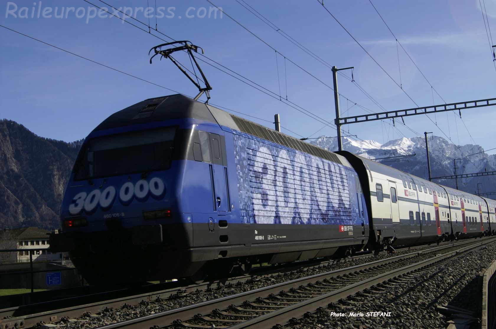 Re 460 106-8 CFF à Landquart (CH)