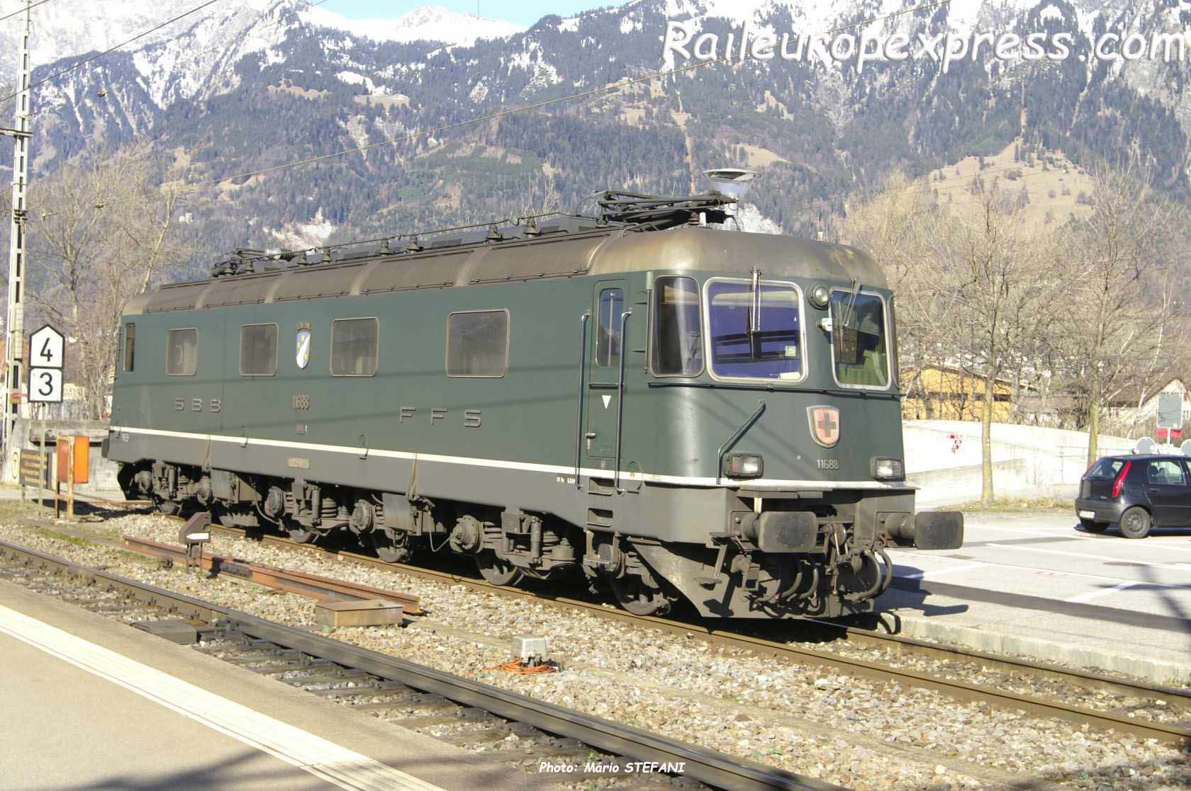 Re 6/6 11688 CFF à Landquart (CH)