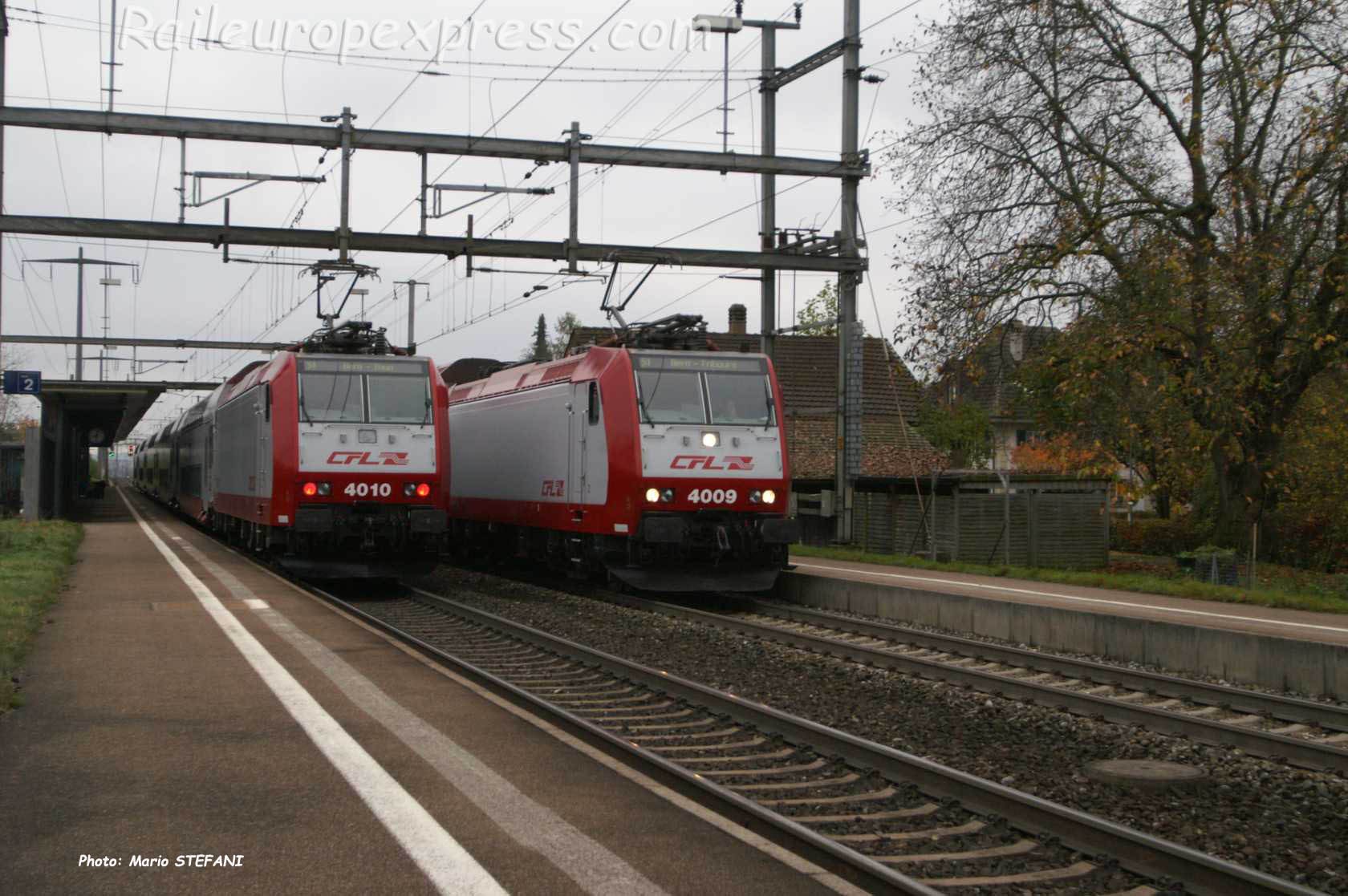 4009 et 4010 CFL à Rubigen (CH)