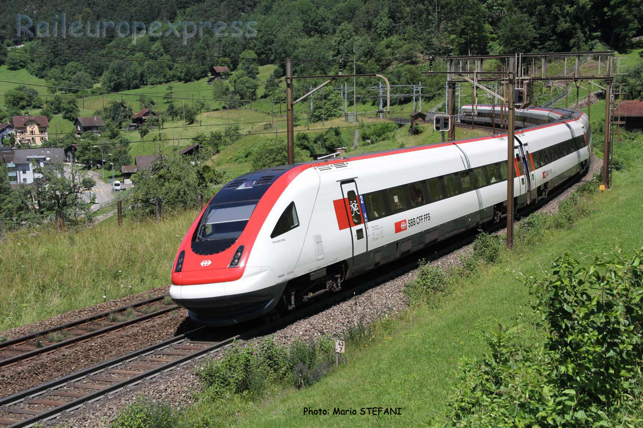 RABDe 500 CFF à Ertsfeld (CH)