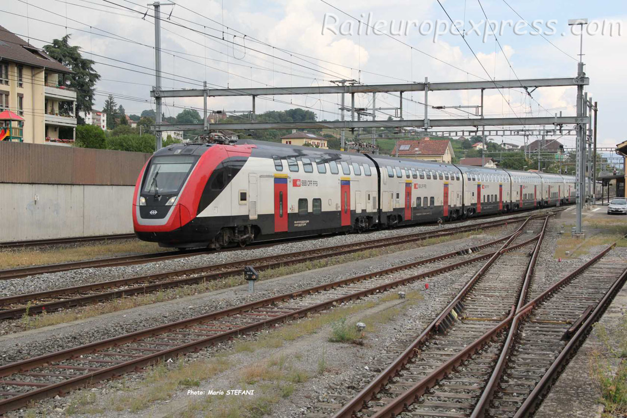 RABe 502 203-8 CFF à Gorgier Saint Aubin (CH)